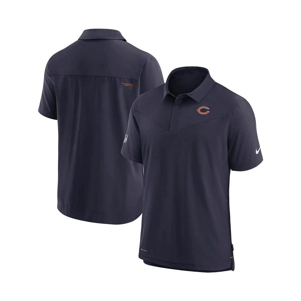 商品NIKE|Men's Navy Chicago Bears Sideline UV Performance Polo Shirt,价格¥611,第1张图片