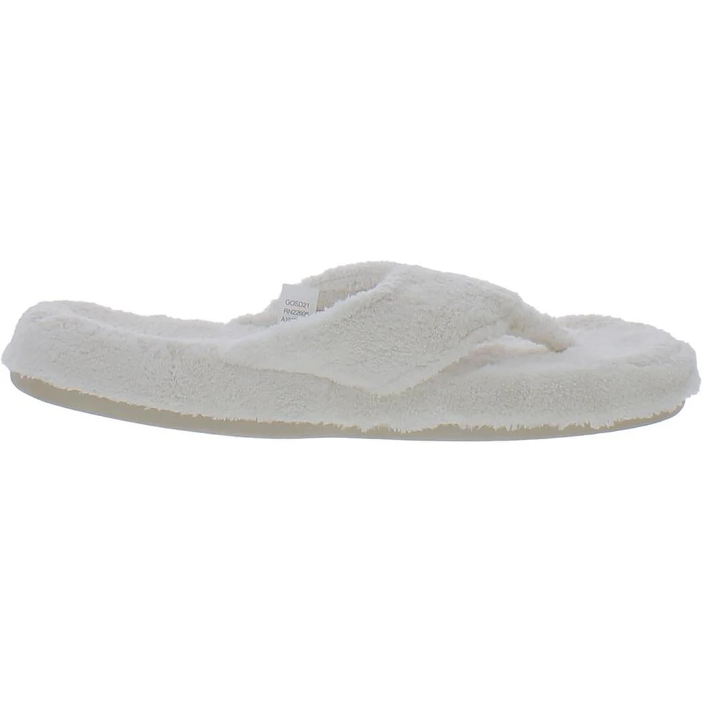 商品Acorn|New Spa Womens Plush Comfort Thong Slippers,价格¥219,第4张图片详细描述