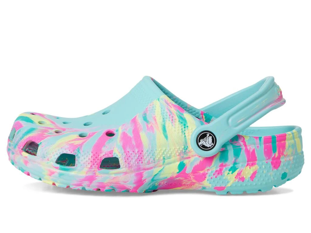 商品Crocs|Classic Marbled Tie-Dye Clog (Little Kid/Big Kid),价格¥268,第4张图片详细描述