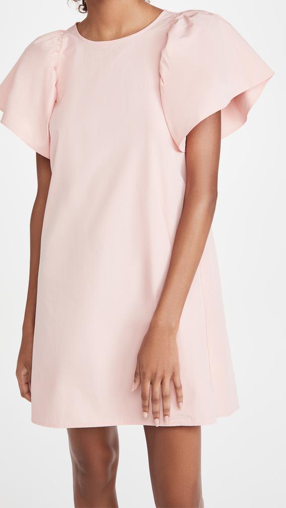 Madewell Fan Sleeve Poplin Mini Dress商品第2张图片规格展示