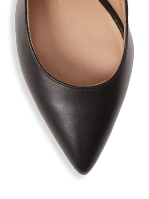 商品Charles David|Interim Point Toe Leather & Suede Pumps,价格¥807,第3张图片详细描述