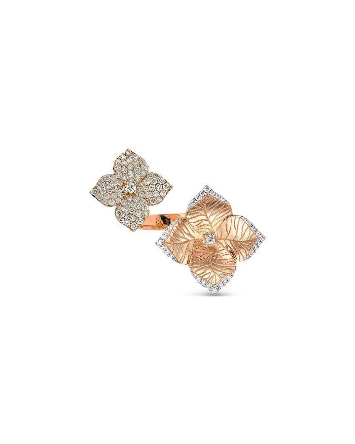 商品Piranesi|18K Rose Gold Double Oro Fiore Ring with Diamonds, 0.94 tcw,价格¥52250,第1张图片