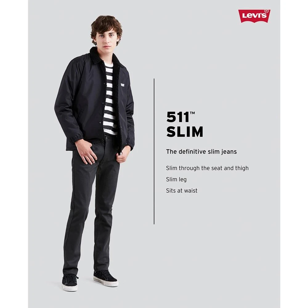 商品Levi's|Men's 511™ Slim Fit Eco Ease Jeans,价格¥312,第4张图片详细描述