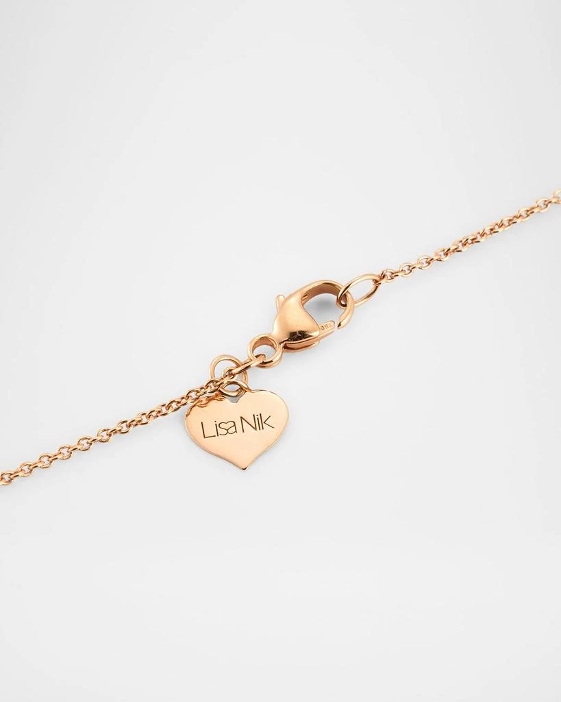 商品Lisa Nik|18K Rose Gold Golden Rainbow Sapphire and Diamond Necklace,价格¥17835,第4张图片详细描述