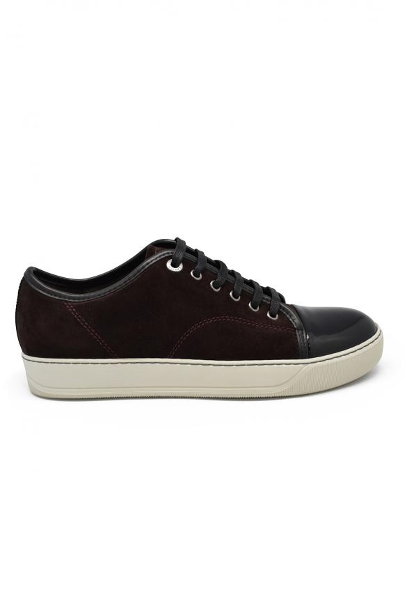 Luxury Sneakers For Men   Lanvin Dbb1 Brown Suede Sneakers商品第1张图片规格展示