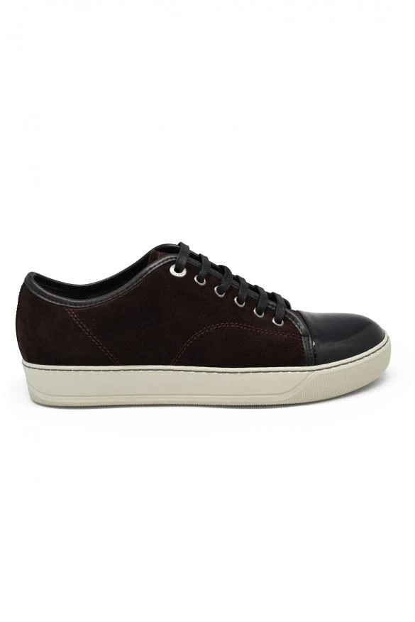 商品Lanvin|Luxury sneakers for men lanvin dbb1 brown suede sneakers,价格¥2001,第1张图片