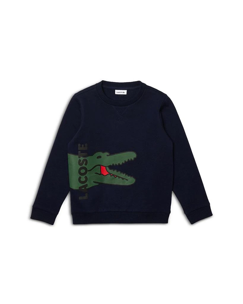 商品Lacoste|Boys' Logo Sweatshirt - Little Kid, Big Kid,价格¥589,第1张图片