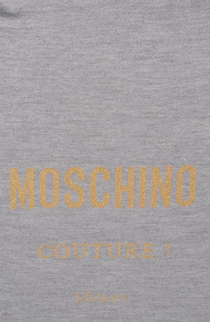 商品Moschino|Foil Print Logo Scarf,价格¥732,第4张图片详细描述