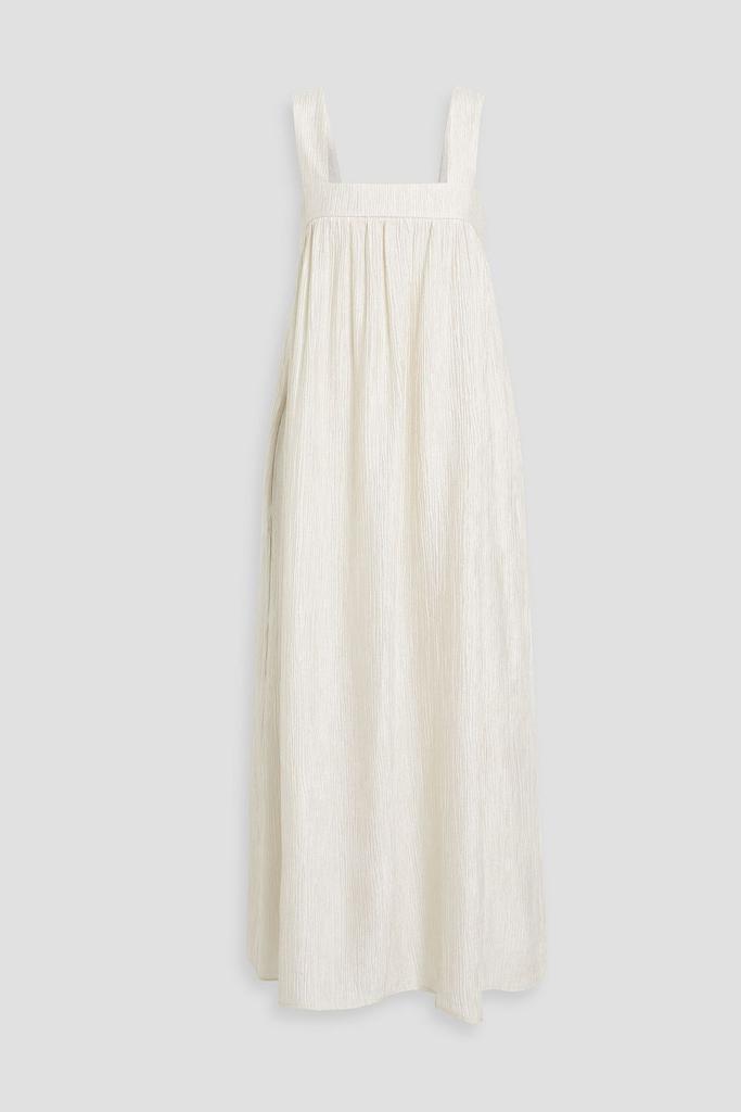 商品IRIS & INK|Celeste crinkled-satin midi dress,价格¥3557,第1张图片