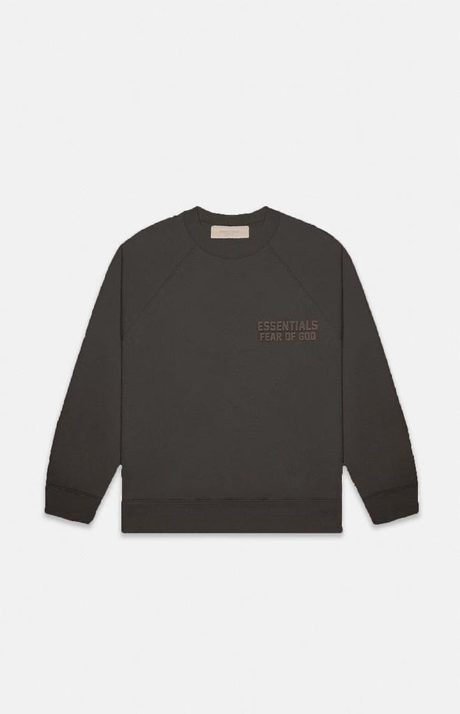 商品Essentials|Off Black Crew Neck Sweatshirt,价格¥646,第1张图片