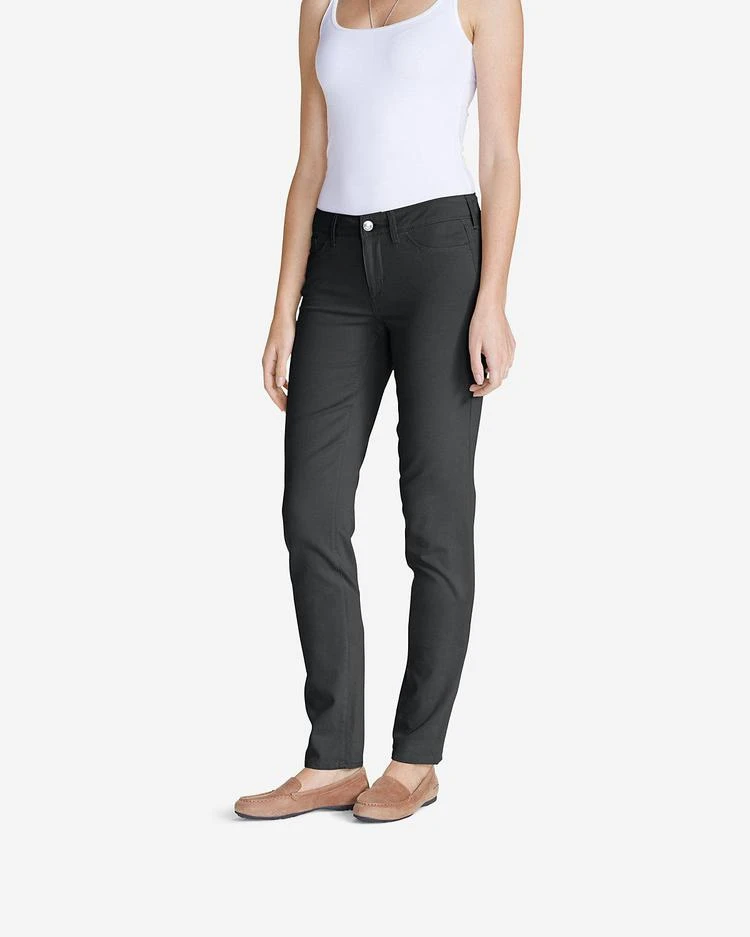 商品Eddie Bauer|Women&#39;s Elysian Twill Slim Straight Jeans - Slightly Curvy,价格¥409,第3张图片详细描述