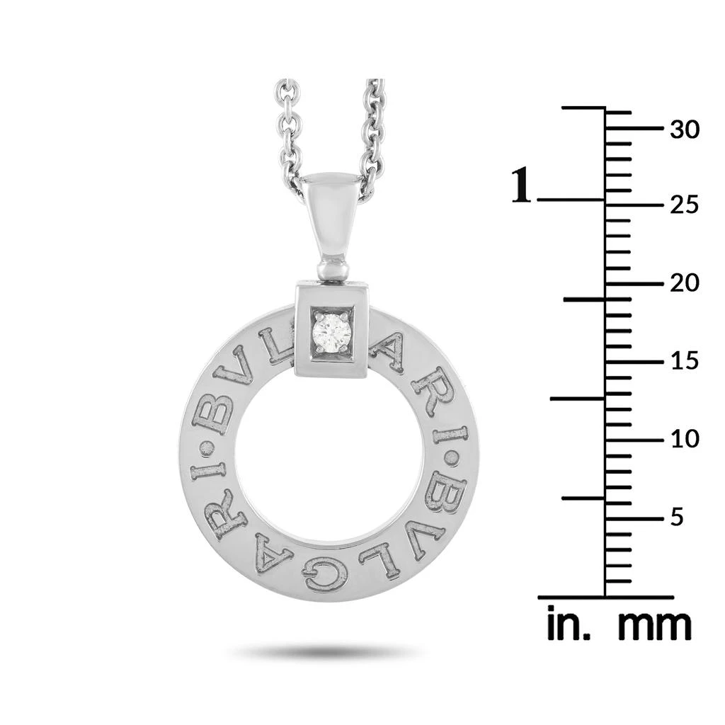 商品[二手商品] BVLGARI|Bvlgari 18K White Gold Diamond Pendant Necklace,价格¥23530,第4张图片详细描述