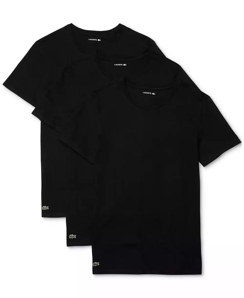 Pack de 3 camisetas Lacoste de cuello redondo y corte ajustado para hombre. image 2