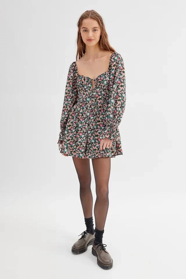 商品Kiss The Sky|Kiss The Sky Floral Long Sleeve Romper,价格¥303,第2张图片详细描述