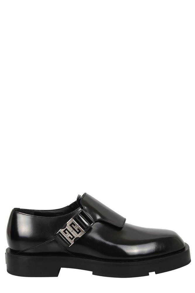 商品Givenchy|Givenchy Logo Plaque Squared Derby Shoes,价格¥4248-¥5425,第1张图片