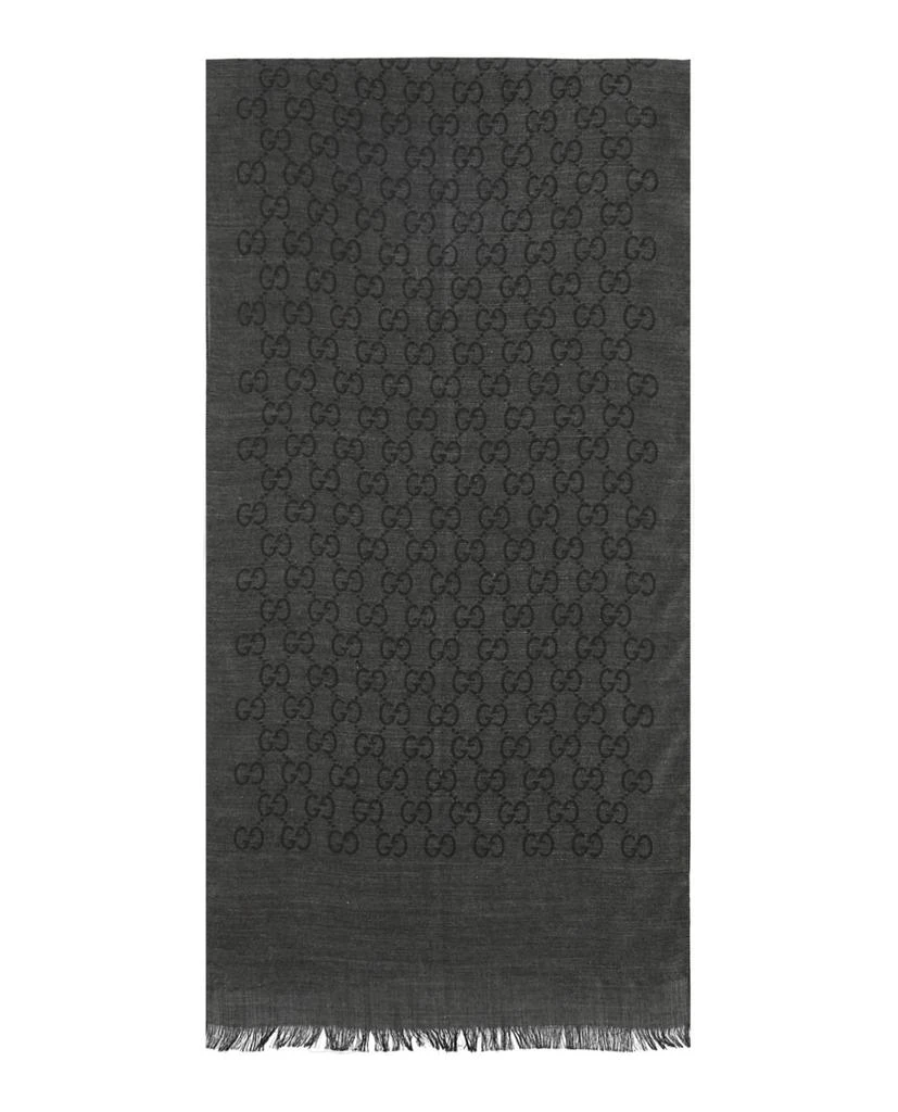 商品Gucci|GG Jacquard Pattern Knit Scarf,价格¥1574,第1张图片详细描述