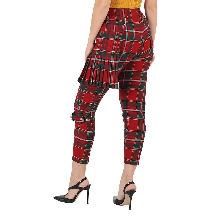 商品Burberry|Burberry Ladies Bright Red Royal Tartan Punk Trousers, Brand Size 4 (US Size 2),价格¥1386,第3张图片详细描述