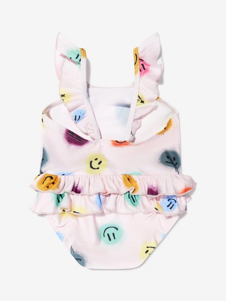 商品MOLO|Molo Girls Smiley Face Nalani Swimsuit In Cream,价格¥190,第2张图片详细描述