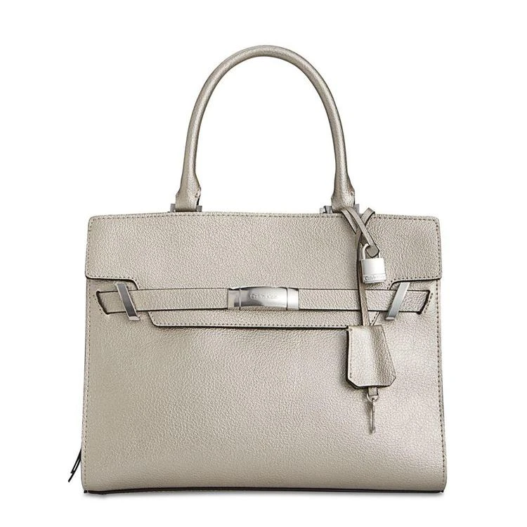 商品Calvin Klein|Brooke Medium Satchel,价格¥734,第2张图片详细描述