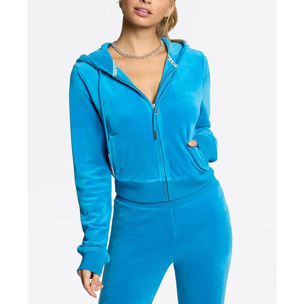 商品Juicy Couture|Women's Logo Zip-Front Hoodie,价格¥266,第1张图片
