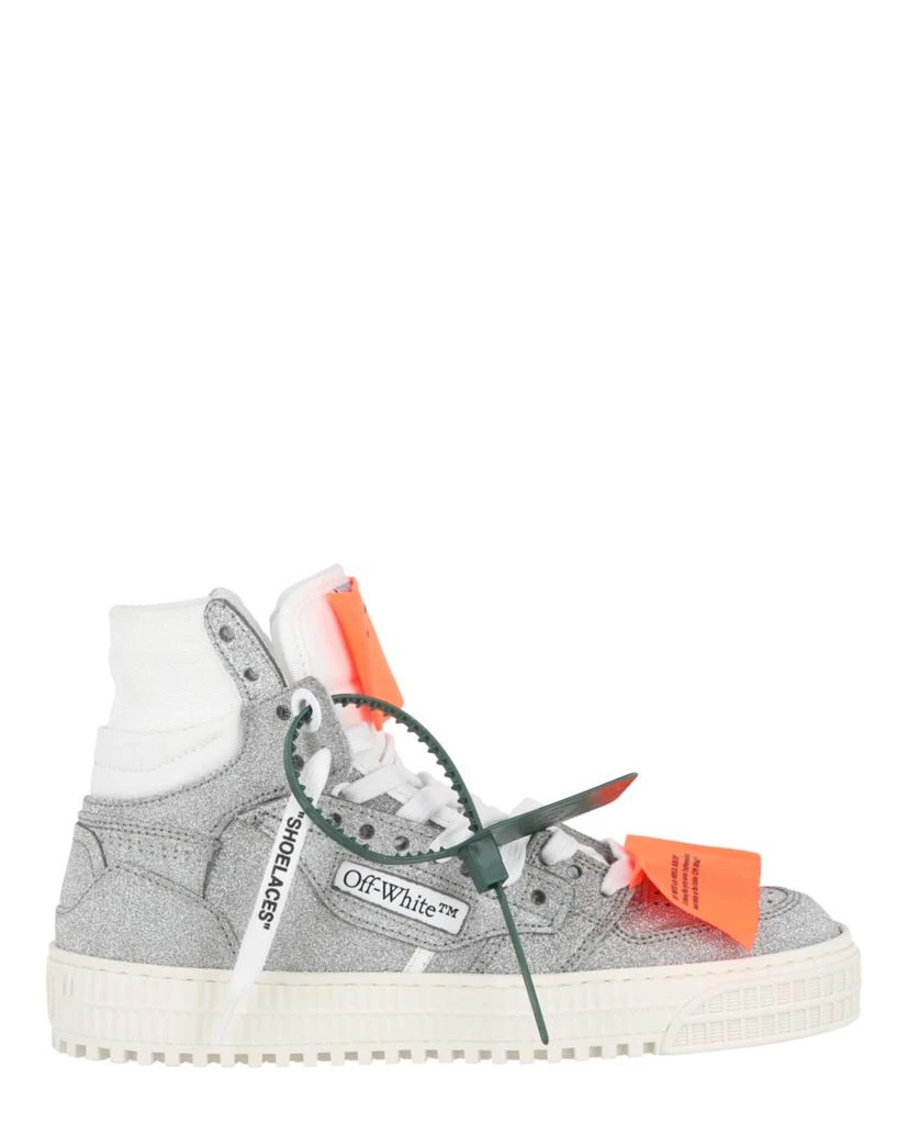 商品Off-White|Off-Court 3.0 Glitter High Top Sneakers,价格¥3004,第1张图片