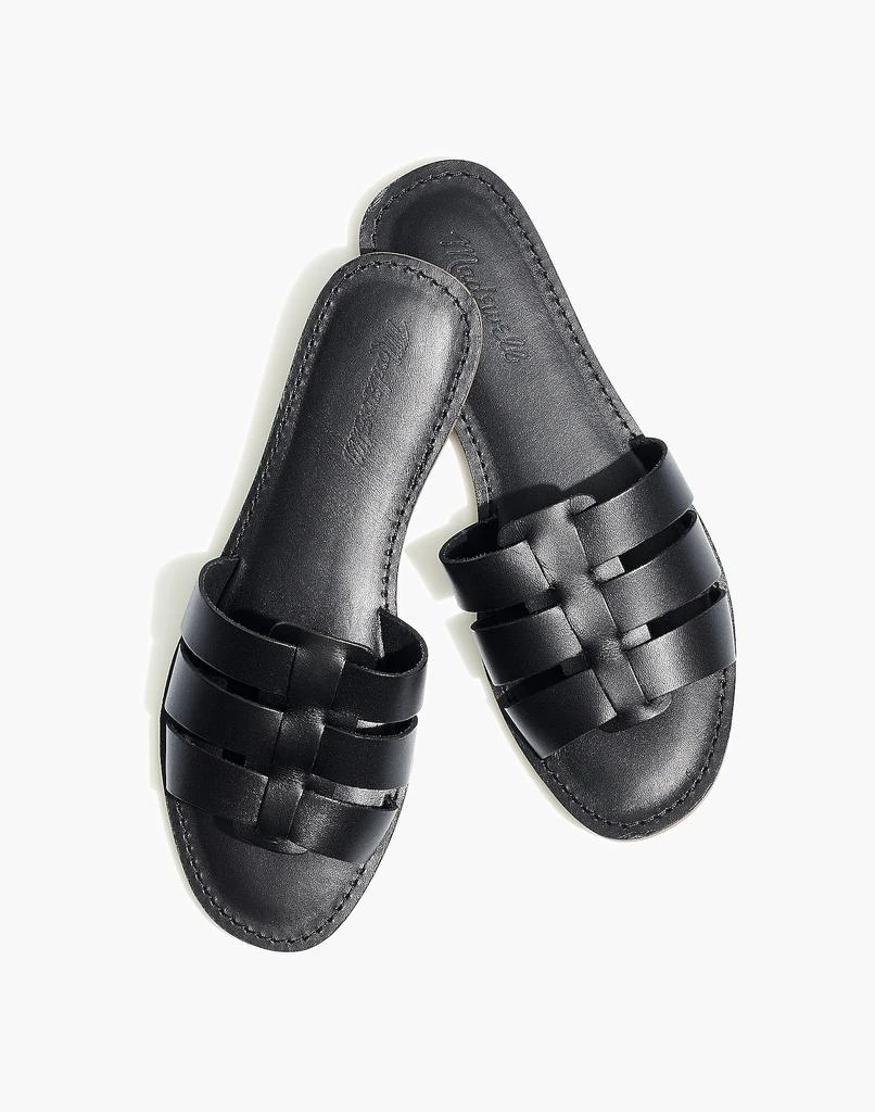 商品Madewell|The Boardwalk Fisherman Slide Sandal in Leather,价格¥320,第1张图片