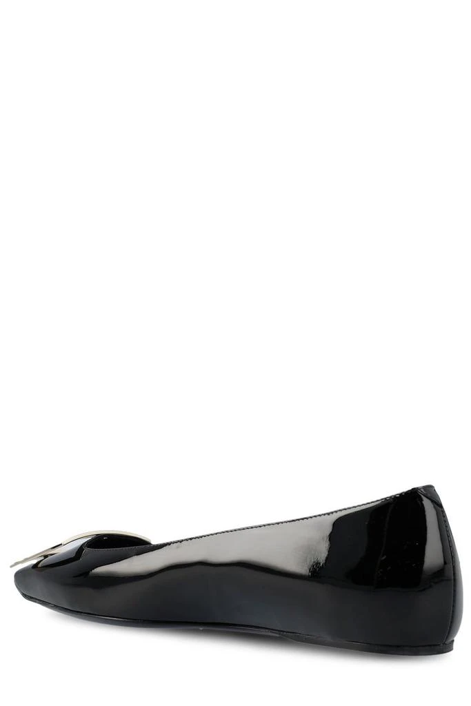 商品Roger Vivier|Roger Vivier Trompette Buckle Ballerina Flats,价格¥4710,第3张图片详细描述