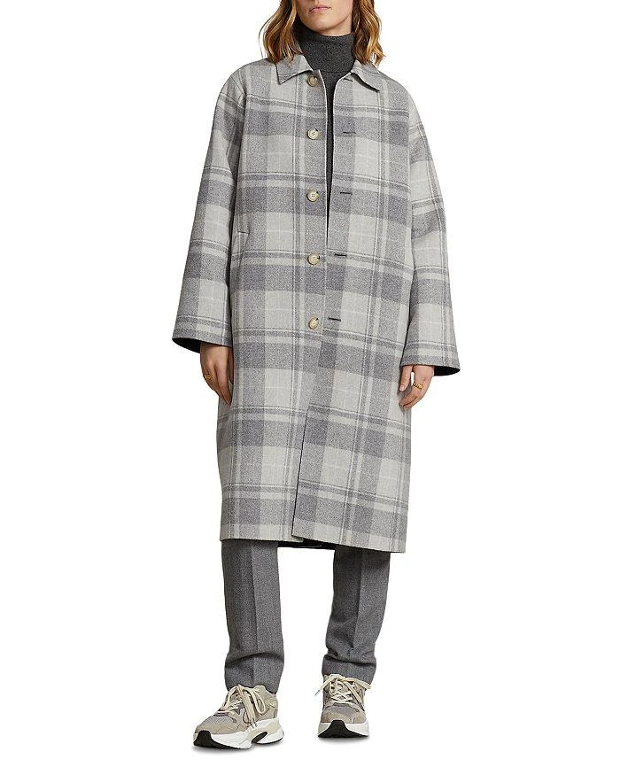 商品Ralph Lauren|Plaid Coat,价格¥1791,第1张图片