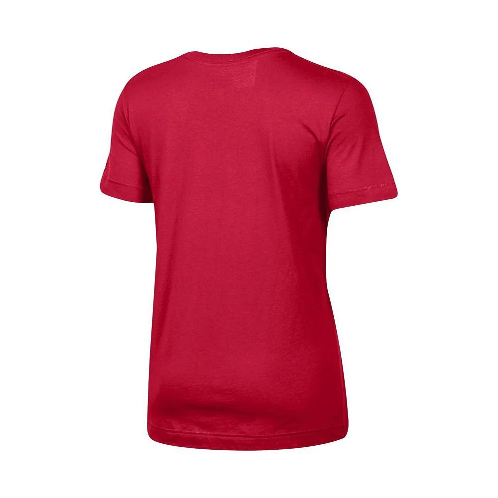 商品CHAMPION|Women's Red Louisville Cardinals Basketball V-Neck T-shirt,价格¥148,第3张图片详细描述