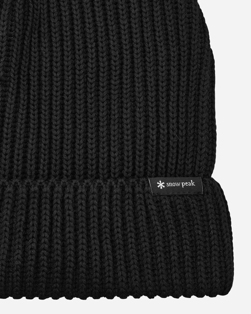 商品Snow Peak|Pe/Co Knit Cap Black,价格¥333,第4张图片详细描述