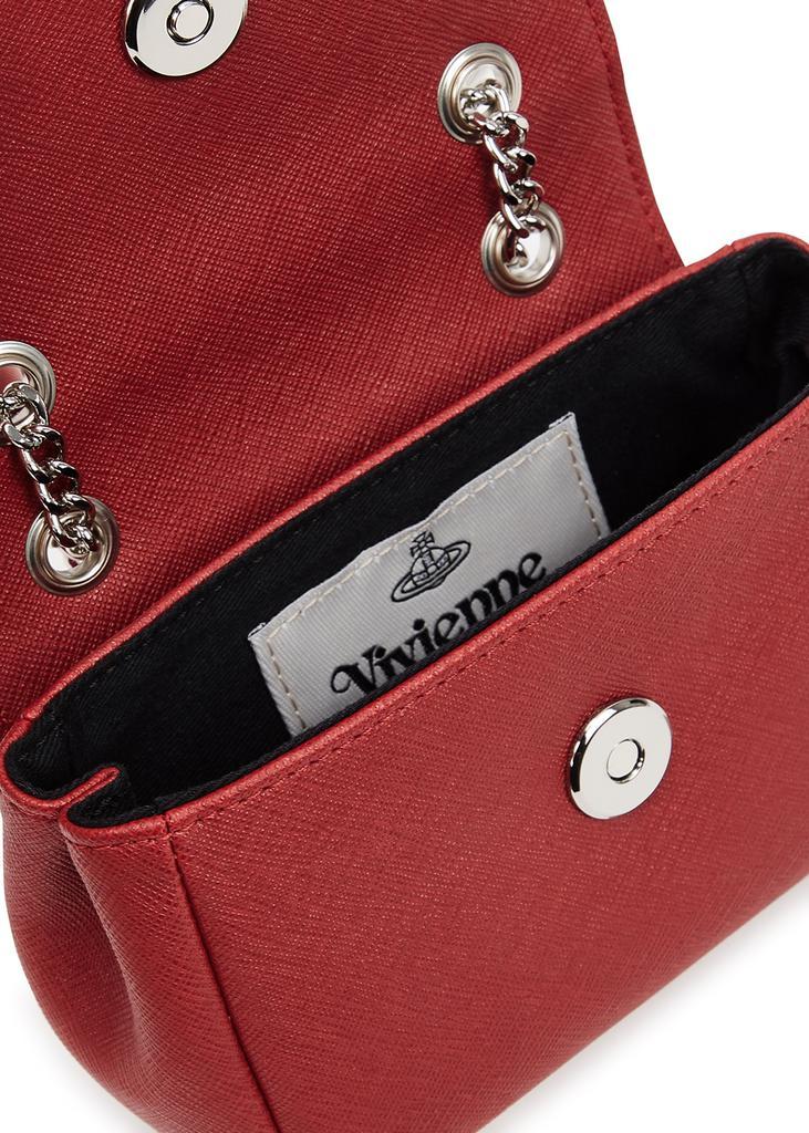 商品Vivienne Westwood|Red small leather cross-body wallet,价格¥1304,第6张图片详细描述
