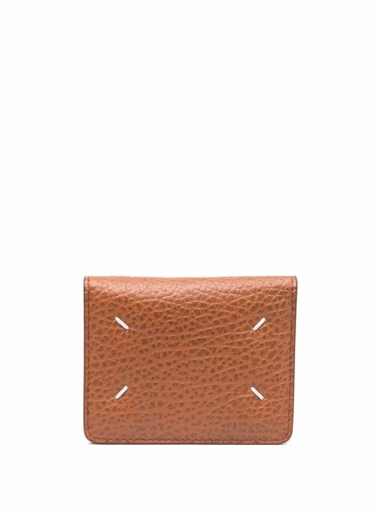商品MAISON MARGIELA|Beige Cardholder With Inner Chain In Grainy Leather Woman,价格¥1718,第2张图片详细描述