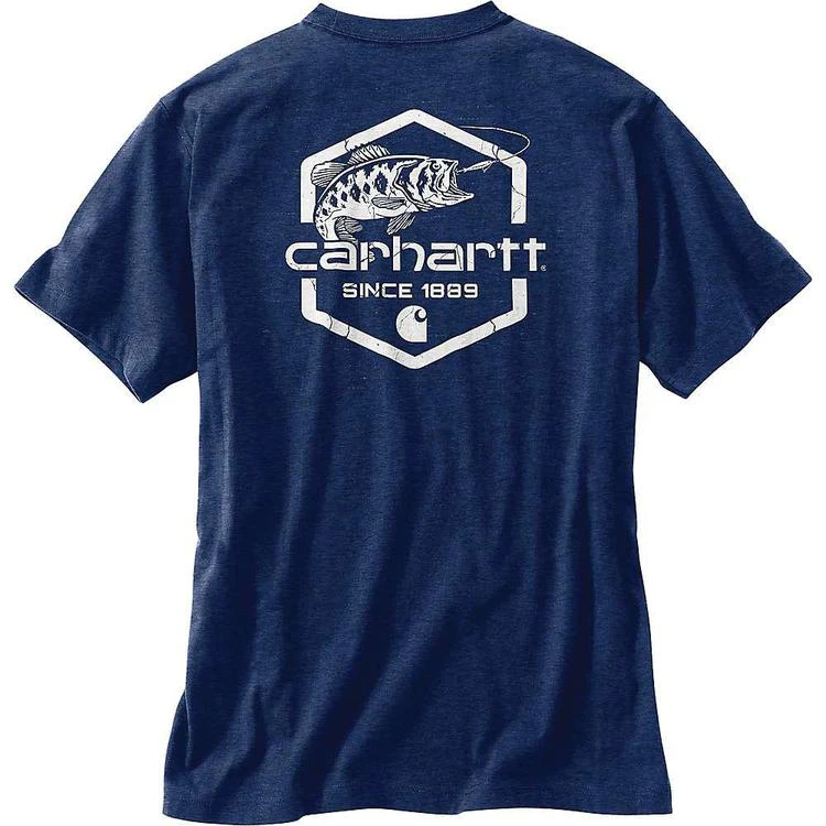 商品Carhartt|Carhartt Men's Maddock Graphic Fishing 1889 SS T-Shirt,价格¥124,第2张图片详细描述