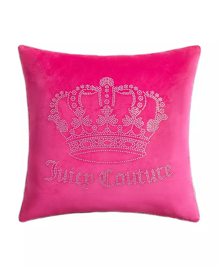 商品Juicy Couture|Velvet Novelty Decorative Pillow, 20" x 20",价格¥221,第1张图片