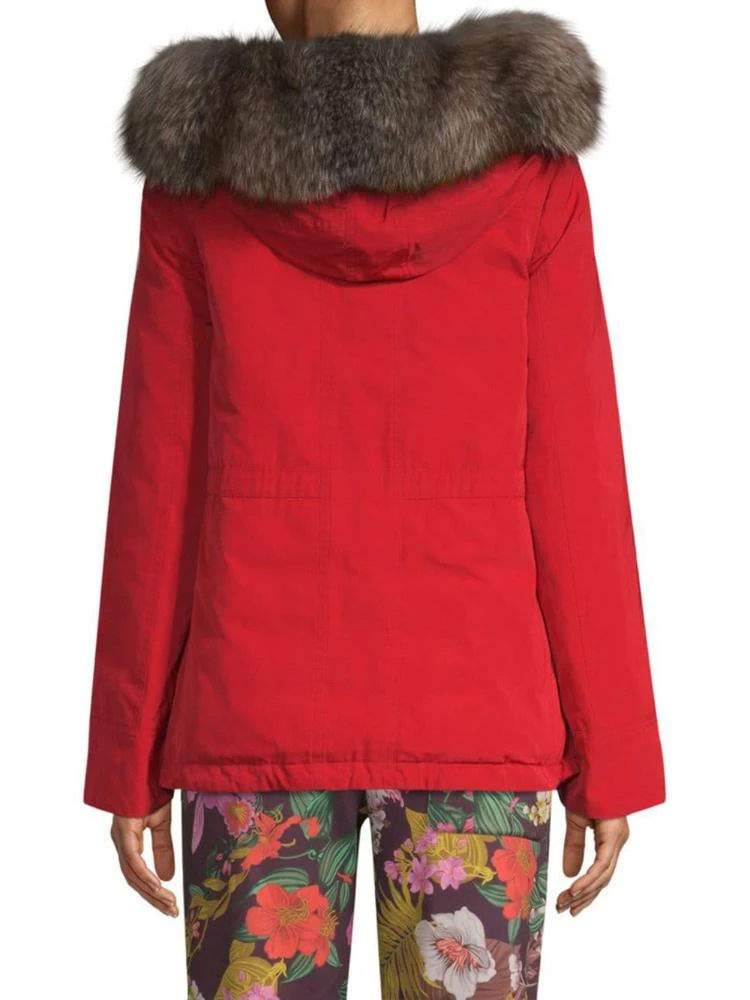 商品Moncler|Moncler - Macareux Fur-Trim Coat,价格¥8562,第2张图片详细描述