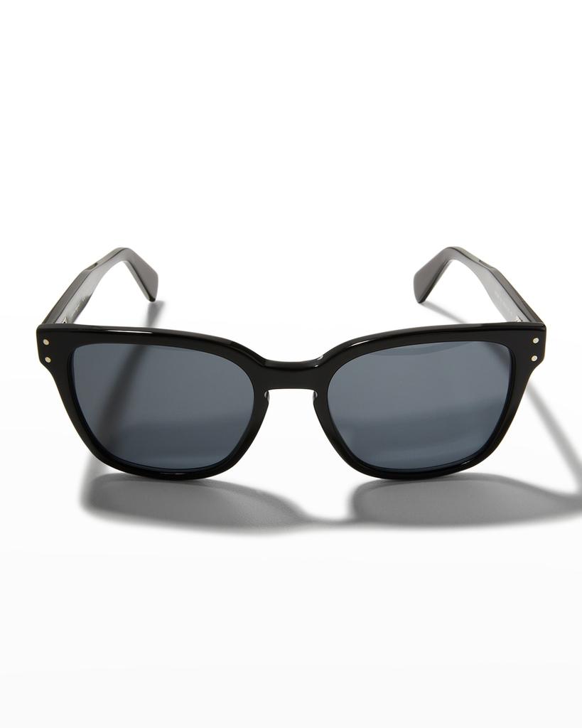 Men's Double Gancini Square Sunglasses商品第3张图片规格展示