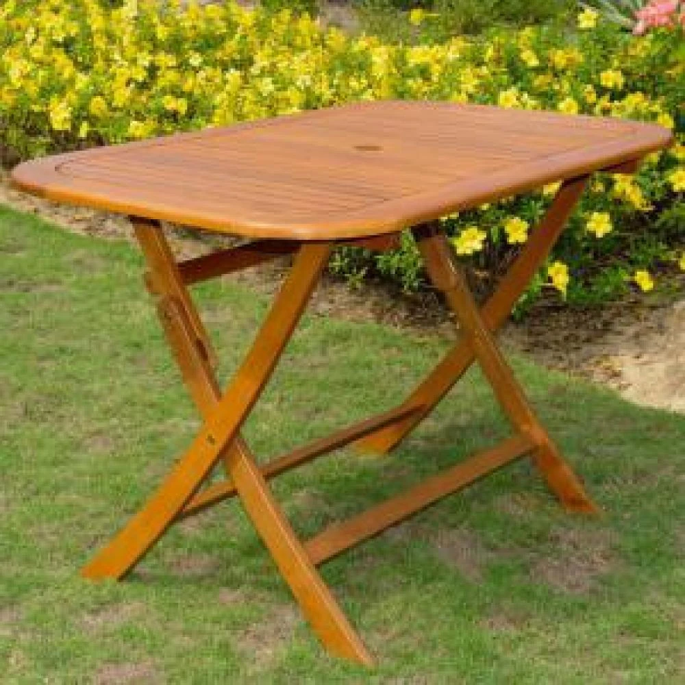 商品International Caravan|Acacia Rectangular Folding Table,价格¥1523,第1张图片