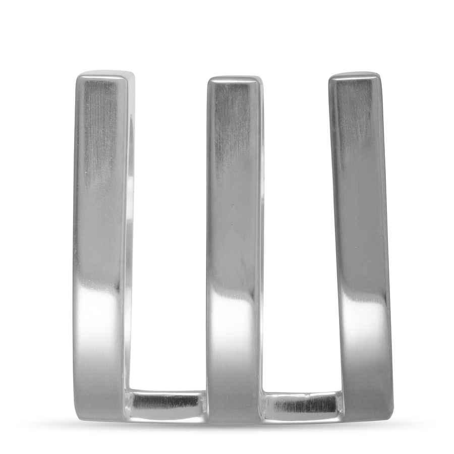 Georg Jensen Aria Silver Flat Three Band Ring商品第3张图片规格展示
