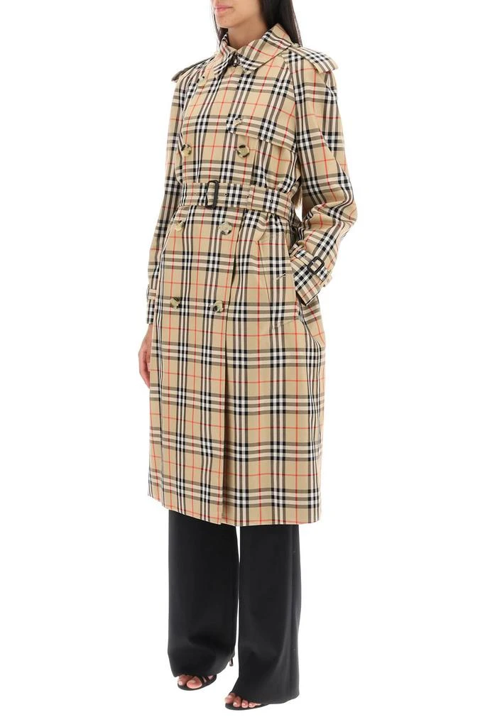 商品Burberry|check trench coat,价格¥6569,第4张图片详细描述