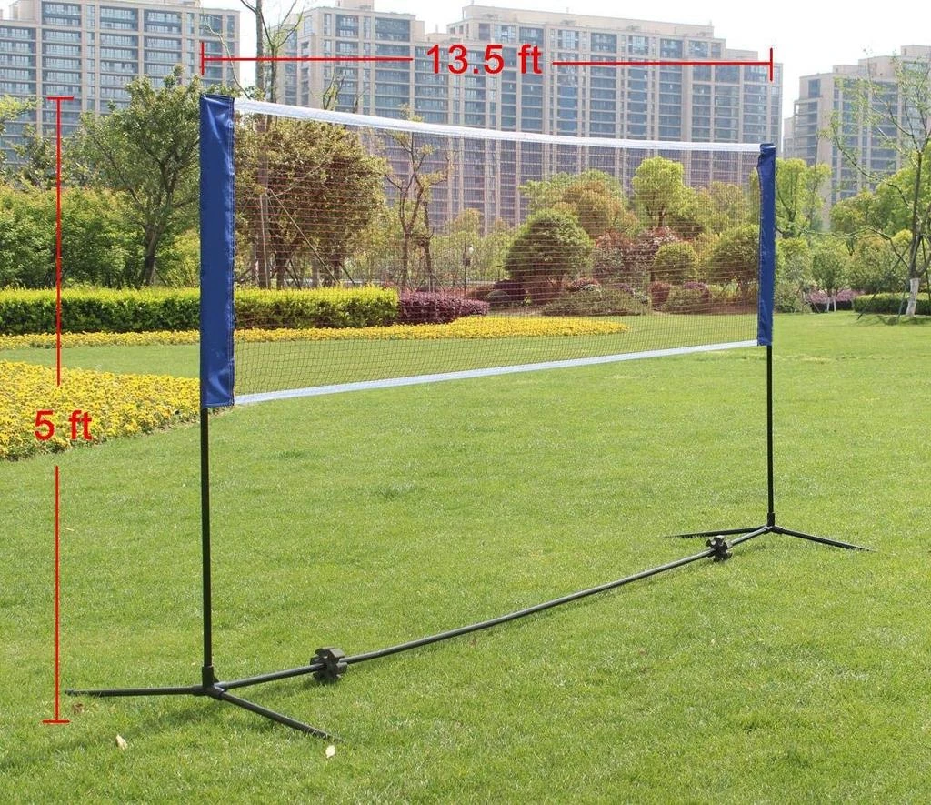 商品Streamdale Furniture|Streamdale Portable Large Volleyball Badminton Tennis Net with Carrying Bag Stand/Frame 14FT,价格¥783,第2张图片详细描述