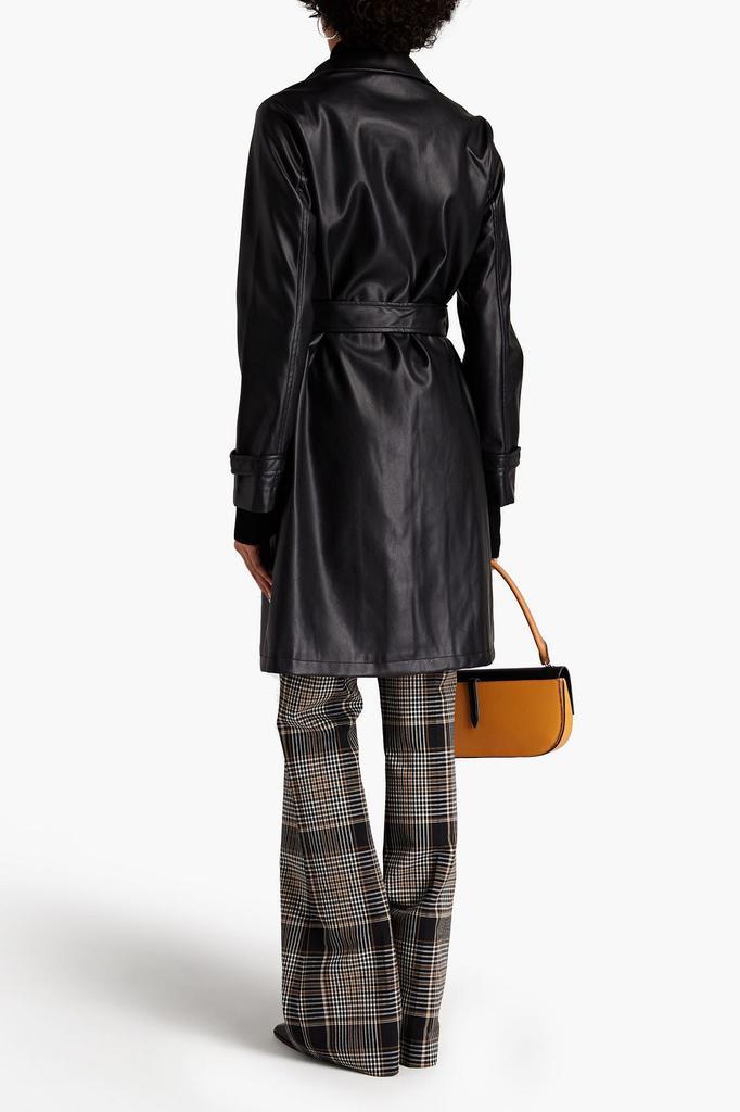 商品Unreal Fur|Belted faux leather coat,价格¥1006,第5张图片详细描述