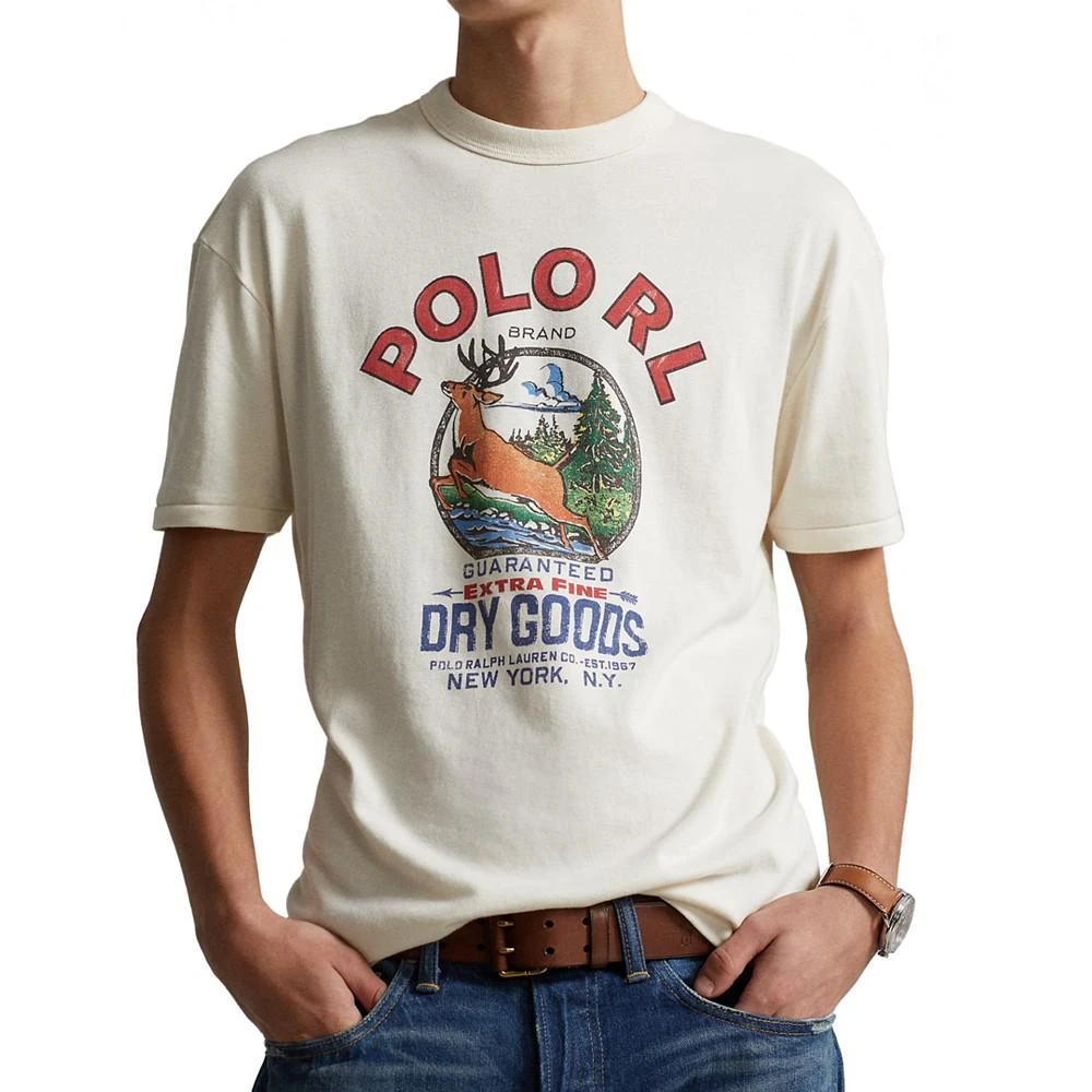 商品Ralph Lauren|Men's Classic-Fit Logo Jersey T-Shirt,价格¥208,第3张图片详细描述