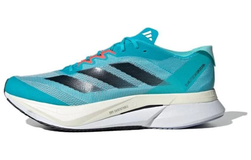 商品[国内直发] Adidas|adidas Adizero Boston 12 舒适 PU织物合成革 低帮 碳板跑步鞋 男女同款 蓝色,价格¥1206,第1张图片