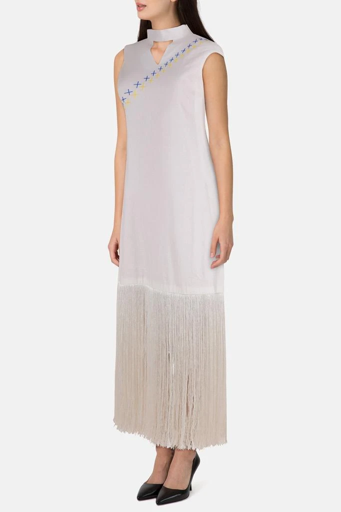 商品Rue15|Gypsy Fringe Dress with Crisscross Embroidery,价格¥2993,第2张图片详细描述