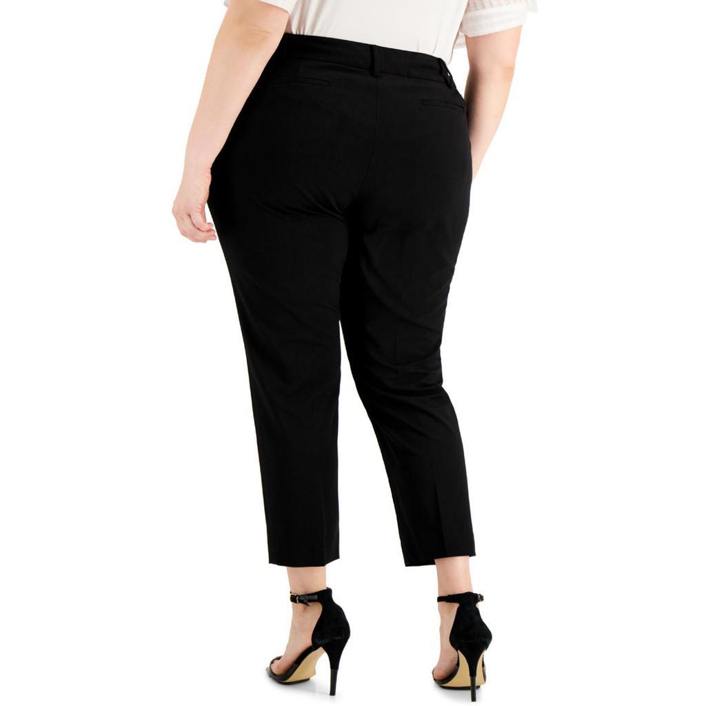 商品Calvin Klein|Calvin Klein Womens Plus High Rise Dressy Ankle Pants,价格¥335,第4张图片详细描述