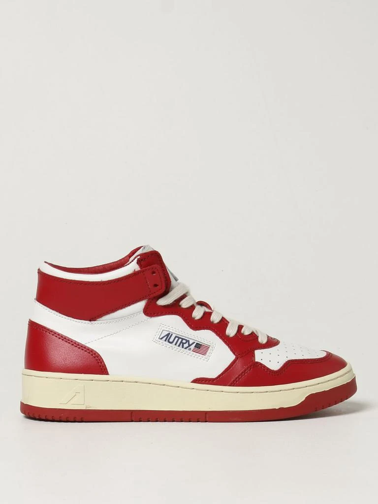 商品Autry|Autry high top sneakers in bicolor leather,价格¥1258,第1张图片