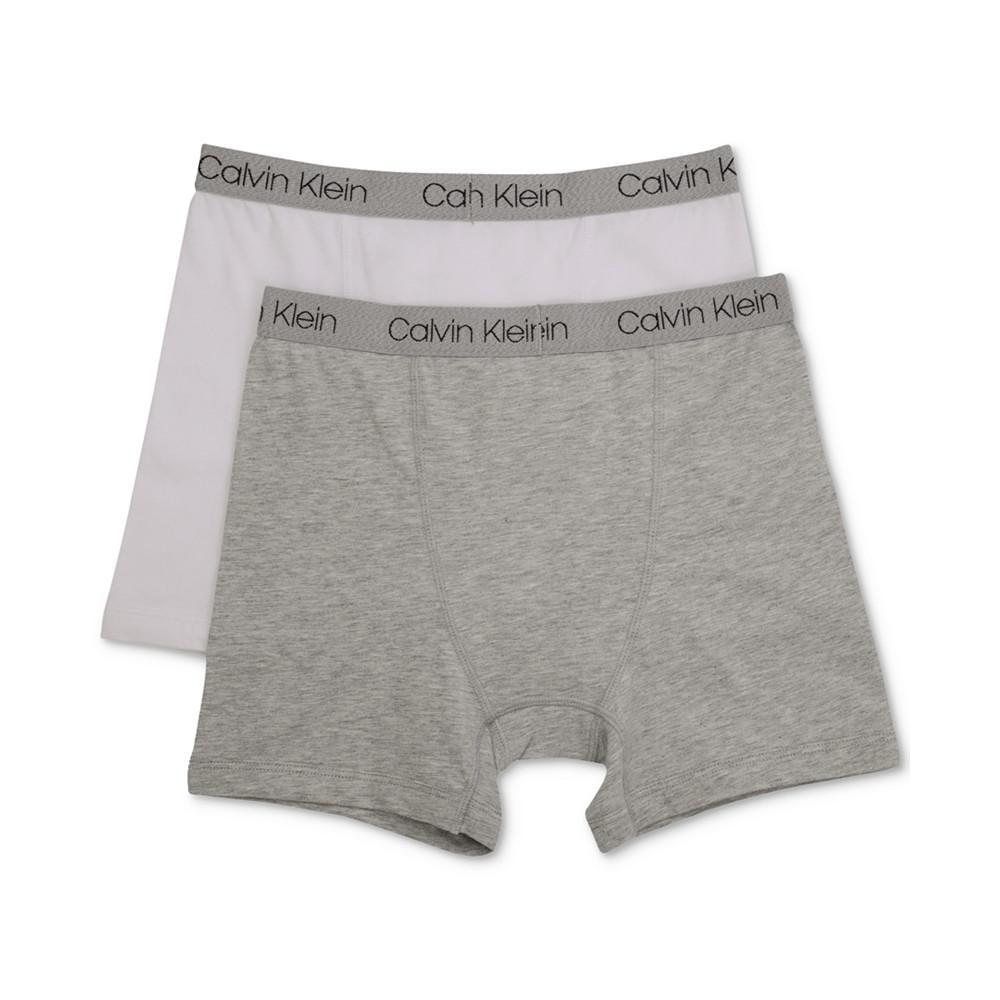 商品Calvin Klein|男童纯棉四角内裤2件装, 小童&大童,价格¥122,第4张图片详细描述