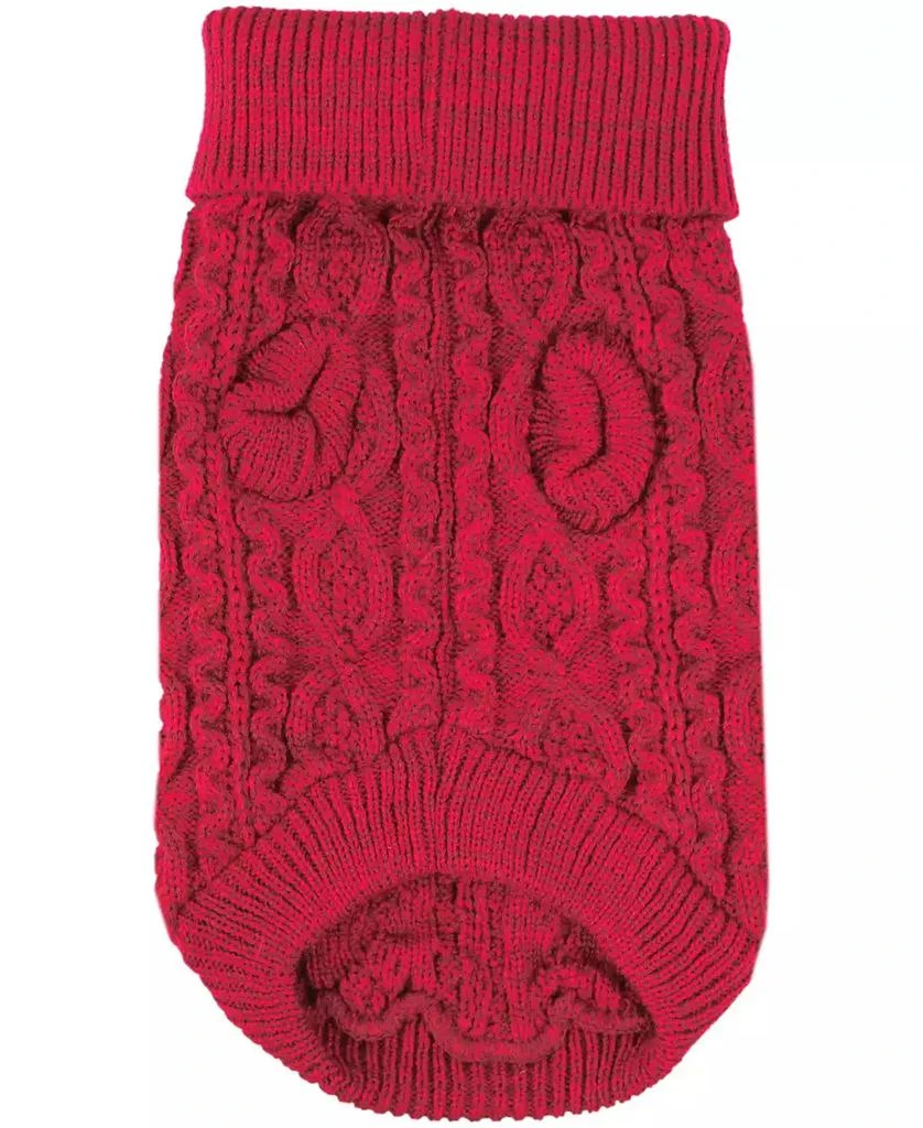 商品Parisian Pet|Cable Knit Dog Sweater,价格¥210,第2张图片详细描述