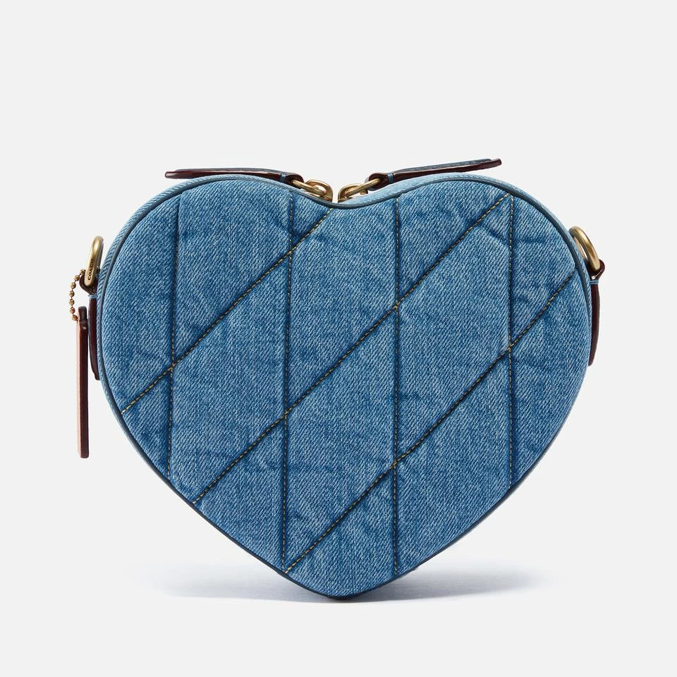 商品Coach|Coach Quilted Heart Denim Cross Body Bag,价格¥3177,第2张图片详细描述