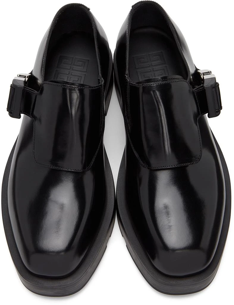 商品Givenchy|Black Squared Buckle Loafers,价格¥8231,第5张图片详细描述